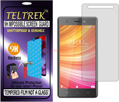 TELTREK Tempered Glass Guard for LAVA P7 PLUS (Flexible Shatterproof)(Pack of 1)