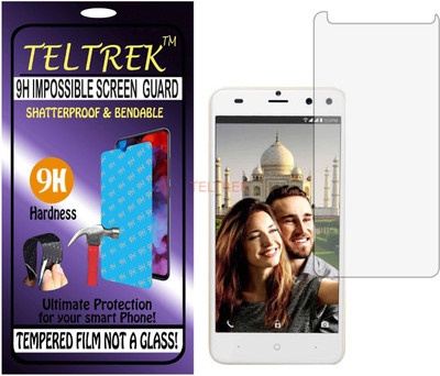 TELTREK Tempered Glass Guard for INTEX STAARI 11 (Flexible Shatterproof)(Pack of 1)