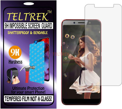 TELTREK Tempered Glass Guard for ITEL A62 (Flexible Shatterproof)(Pack of 1)