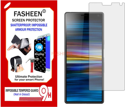 Fasheen Tempered Glass Guard for SONY XPERIA 10 (Flexible Shatterproof)(Pack of 1)