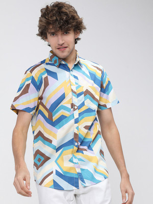 KETCH Men Printed Casual Multicolor Shirt