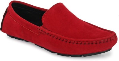 NAXH PRIMIUM QUALITY Driving Shoes For Men(Red , 8)