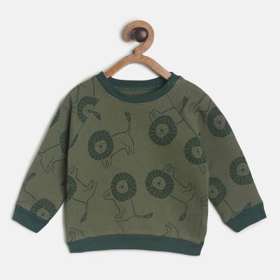 MINI KLUB Full Sleeve Printed Baby Boys Sweatshirt