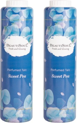 Beautisoul Sweet Pea Perfumed Talc 300 gm + 300 gm(2 x 300 g)