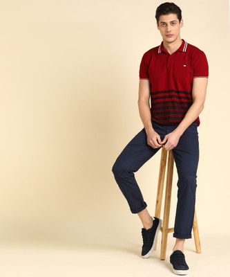 United Colors of Benetton Slim Fit Men Black Trousers