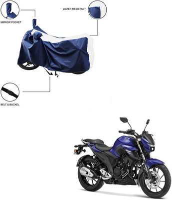 Trader's Stop Two Wheeler Cover for Yamaha(FZ25, White)