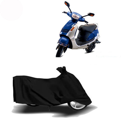 Exciting collections Two Wheeler Cover for Kinetic(Nova, Black)