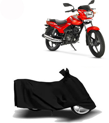 Exciting collections Two Wheeler Cover for TVS(Star City Plus, Black)