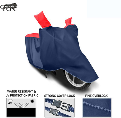 AutoRash Waterproof Two Wheeler Cover for Bajaj(Pulsar 200 NS DTS-i, Blue)