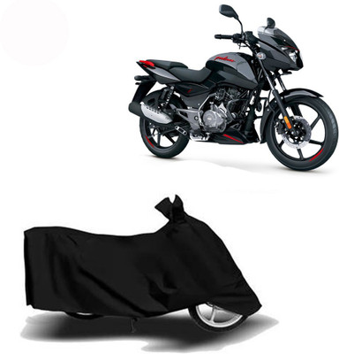 Amozkart Two Wheeler Cover for Bajaj(Pulsar 125, Black)