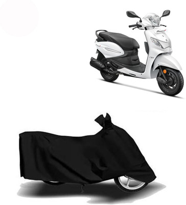 Exciting collections Two Wheeler Cover for Hero(Pleasure+ 110, Black)
