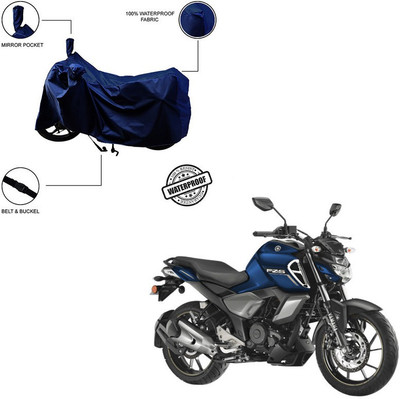 Trader's Stop Waterproof Two Wheeler Cover for Yamaha(FZ S V3.0 FI, Blue)