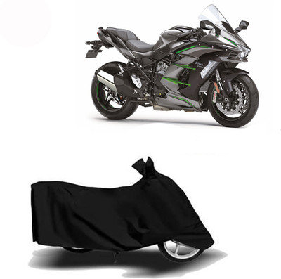 Exciting collections Two Wheeler Cover for Kawasaki(Ninja H2, Black)