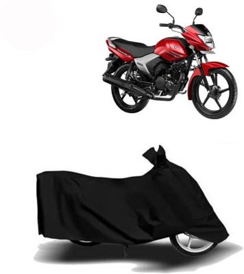 Exciting collections Two Wheeler Cover for Yamaha(Saluto, Black)