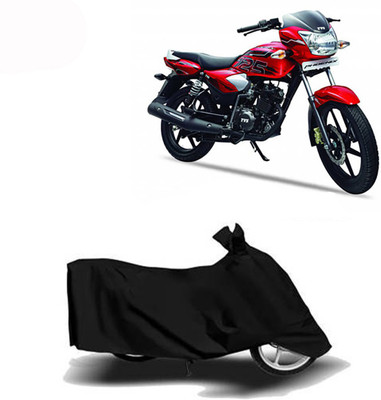 Exciting collections Two Wheeler Cover for TVS(Phoenix, Black)