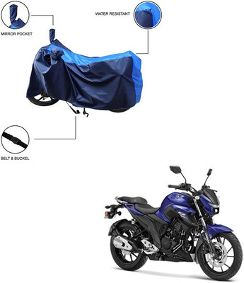 Trader's Stop Two Wheeler Cover for Yamaha(Blue)