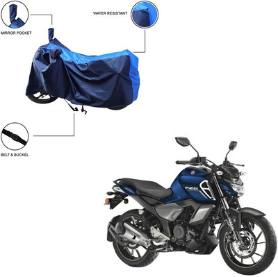Trader's Stop Two Wheeler Cover for Yamaha(FZ S V3.0 FI, Blue)