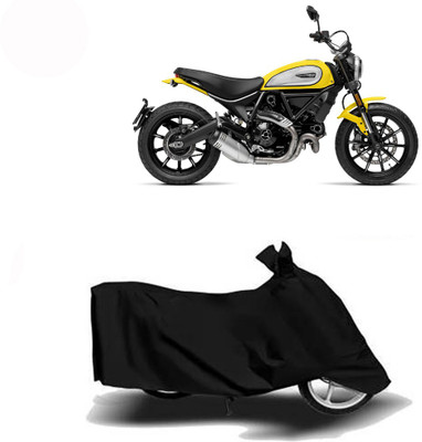 Exciting collections Two Wheeler Cover for Ducati(Scrambler Icon, Black)