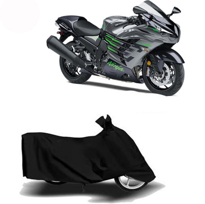 Exciting collections Two Wheeler Cover for Kawasaki(Ninja ZX-14R, Black)