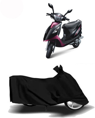 Exciting collections Two Wheeler Cover for TVS(Streek, Black)