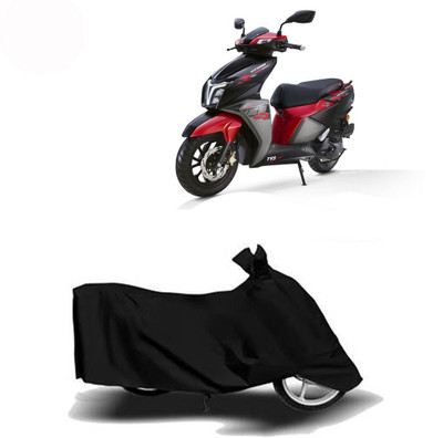 Mdstar Waterproof Two Wheeler Cover for TVS(NTORQ, Black)