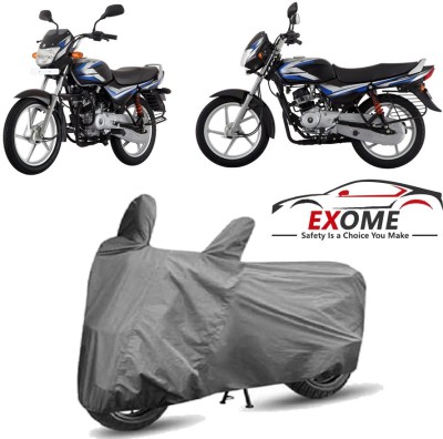 EXOME Two Wheeler Cover for Bajaj(CT100, Grey)