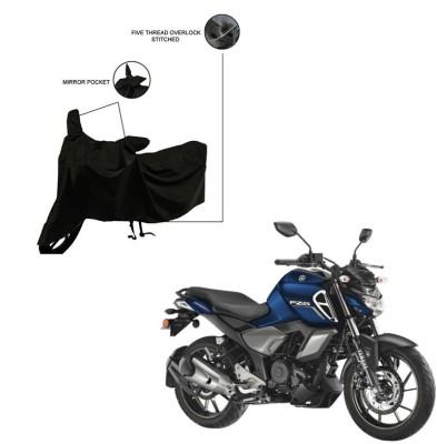 Pop Shade Two Wheeler Cover for Yamaha(FZ S V3.0 FI, Black)