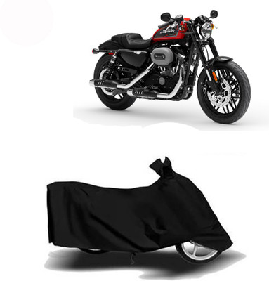 Exciting collections Two Wheeler Cover for Harley Davidson(Roadster, Black)