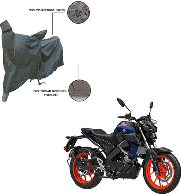 Home Ark Two Wheeler Cover for Yamaha(MT-15, Grey)