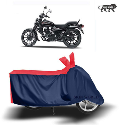 SKIN WORLD Two Wheeler Cover for Bajaj(Avenger 150 Street, Red)