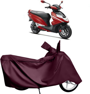 KEDIT Two Wheeler Cover for Hero(Dare BS6, Maroon)
