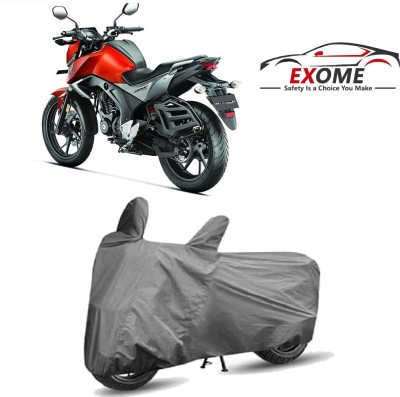 EXOME Two Wheeler Cover for Honda(CB Hornet 160R, Grey)