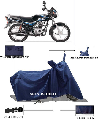 THE REAL ARV Waterproof Two Wheeler Cover for Bajaj(CT 100, Blue)