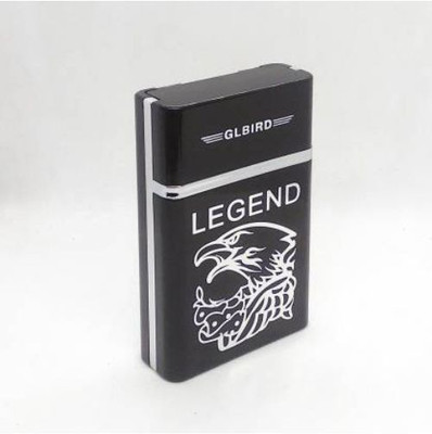 GUGGU TSG_462T_GLBIRD Legend Lighter||Slide Cigarette Case|Electric Lighter TSG_462T_GLBIRD Legend Lighter||Slide Cigarette Case|Electric Lighter Cigarette Lighter(Black)