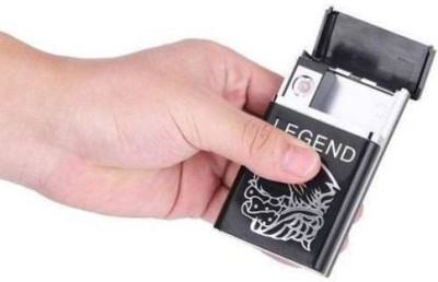 Clairbell QYF_441M_GLBIRD Legend Lighter||Slide Cigarette Case|Electric Lighter QYF_441M_GLBIRD Legend Lighter||Slide Cigarette Case|Electric Lighter Cigarette Lighter(Black)