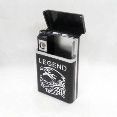 Clairbell OMD_522N_GLBIRD Legend Lighter||Slide Cigarette Case|Electric Lighter OMD_522N_GLBIRD Legend Lighter||Slide Cigarette Case|Electric Lighter Cigarette Lighter(Black)