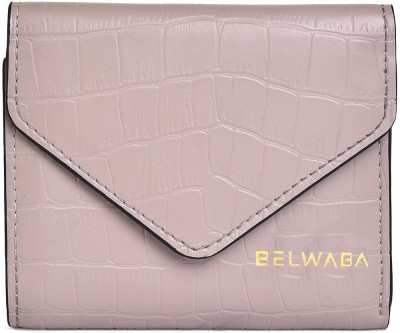 Belwaba Women Beige Artificial Leather Wallet(5 Card Slots)