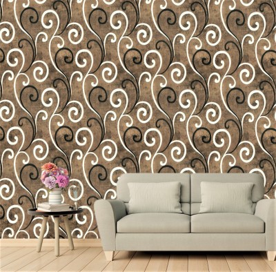 RoseCraft Abstract Multicolor Wallpaper(600 cm x 45 cm)