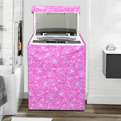 CASA FURNISHING Top Loading Washing Machine  Cover(Width: 58 cm, WM-TL-PVC-PINK)