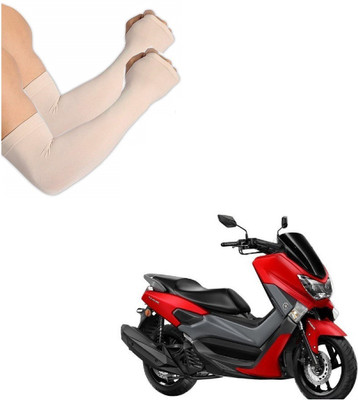 AuTO ADDiCT Cotton Arm Sleeve For Men & Women(XL, Beige)