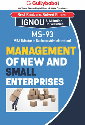 MS-93 Management of New and Small Enterprises(English, Paperback, Panel Gullybaba Com)