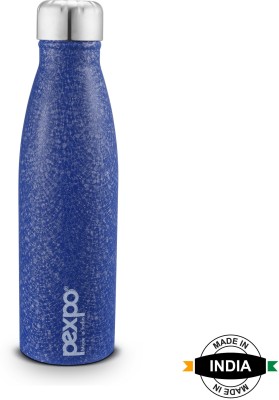 pexpo 1000ml Fridge and Refrigerator Stainless Steel Water Bottle, Genro 1000 ml Bottle(Pack of 1, Blue, Silver, Steel)