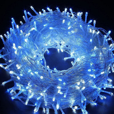 platonix 40 LEDs 12 m Blue Steady String Rice Lights(Pack of 1)