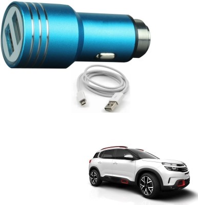 AuTO ADDiCT 17 W Turbo Car Charger(Blue, With USB Cable)