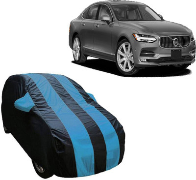 ABS AUTO TREND Car Cover For Volvo S90 (With Mirror Pockets)(Blue, Multicolor)