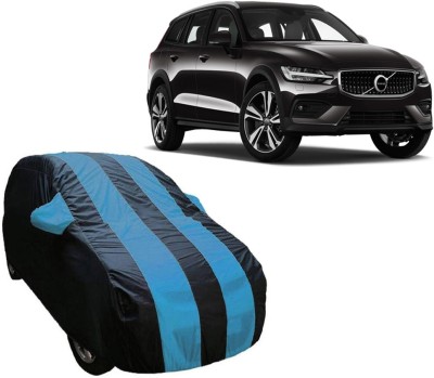 ABS AUTO TREND Car Cover For Volvo V60 Cross Country (With Mirror Pockets)(Blue, Multicolor)