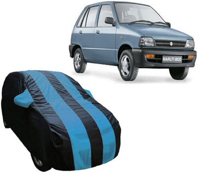 ABS AUTO TREND Car Cover For Maruti Suzuki Alto 800 (With Mirror Pockets)(Blue, Multicolor)