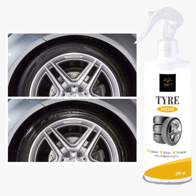 SAPI'S Liquid Car Polish for Tyres(200 ml)