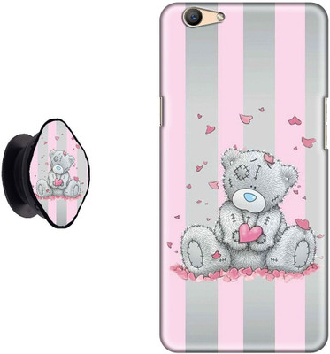 Hello Case Back Cover for Oppo F1s(Multicolor, Cases with Holder, Pack of: 2)