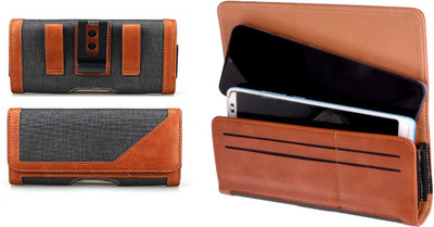 HARITECH Pouch for Oppo A5s / Oppo A7n / Oppo A1k / Oppo A7(Brown, Pack of: 1)